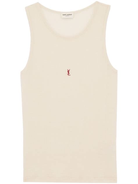 ysl logo tank top|Saint Laurent logo.